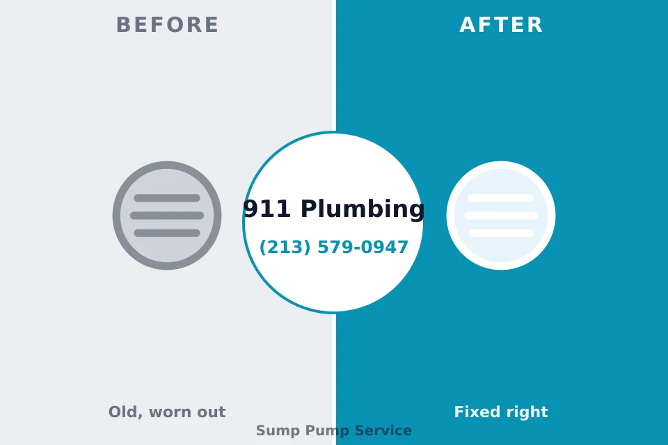 Before and after: plumbing repair Teaticket, MA